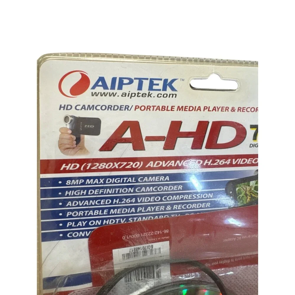 Aiptek A-HD 720P Digital Camcorder Advanced H.264 SKU 8240